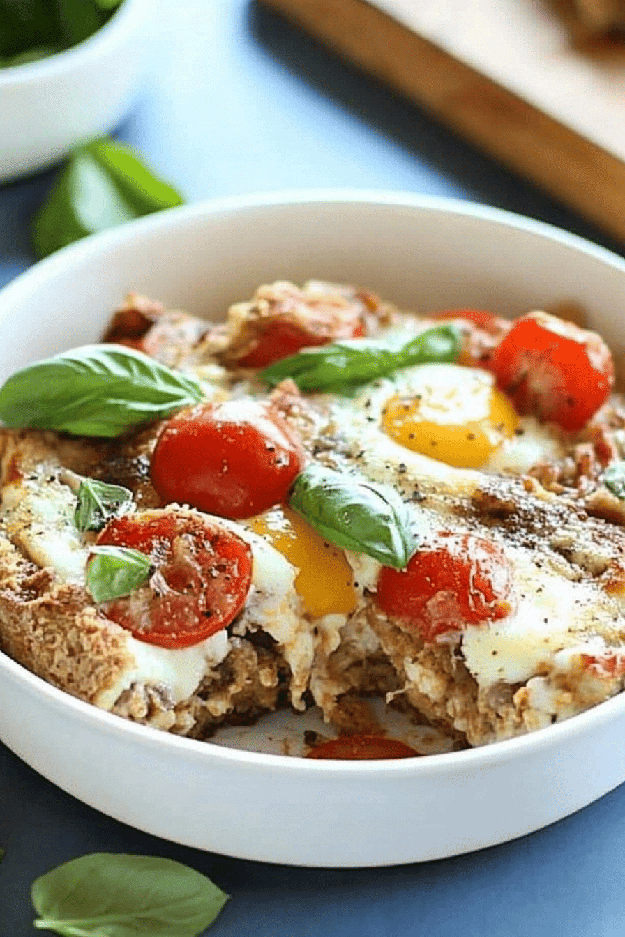 Caprese Egg Bake Secrets: Fresh Mozzarella for Melty Perfection
